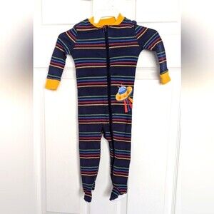 Little Me Baby (Size 12 Months) One Piece Space Sleepers/Pyjamas/Feeties